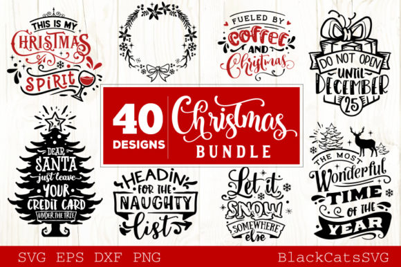 Christmas Bundle 40 Designs Vol 4: Graphics & Crafts Review