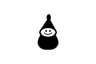 Christmas Doll Glyph Vector Icon: A Versatile Graphics Choice