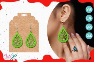 Christmas Earring Template: A Festive Addition for Craft Graphics