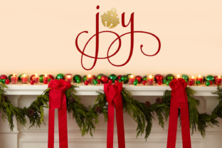 Christmas Joy with Bell Graphics for Editorial Crafts