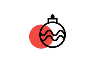 Christmas Light Modern Vector Icon: A Versatile Graphics Asset