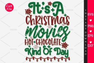 Christmas Movies Hot Chocolate Graphics for Crafts