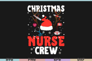 Christmas Nurse Crew Nursing Graphics for Crafts