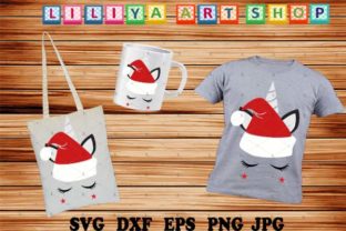 Christmas Unicorn, Christmas: A Festive Graphics Asset for Crafts