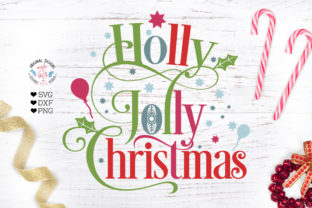 Holly Jolly Christmas Cut File for Creative Crafts