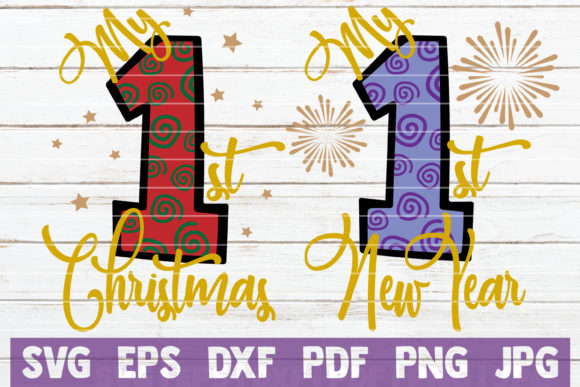 My First Christmas New Year: A Festive Embroidery Design