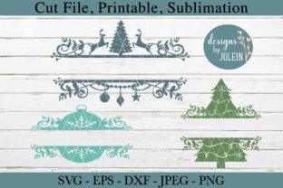 Split Christmas Designs: A Crafty Graphic Gem for Publishers
