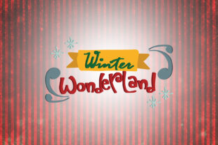 Winter Wonderland Christmas Graphics for Crafts